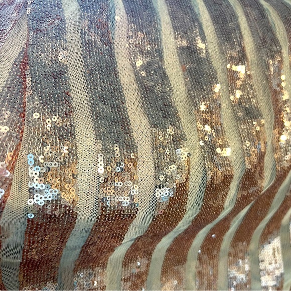 Gorgeous lightly worn gown with bias cut overlay. - Picture 6 of 8